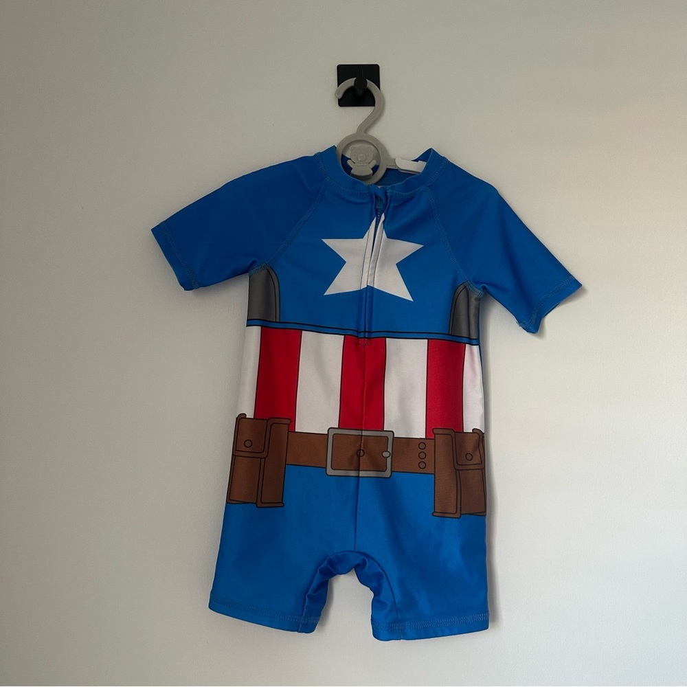 Marvel Captain America Superhero Swimsuit